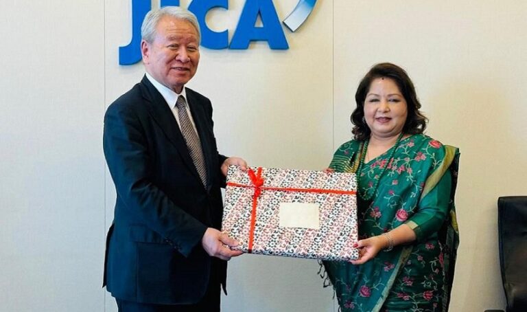 परराष्ट्रमन्त्री डा.राणा र जाइकाका अध्यक्षबीच भेटवार्ता