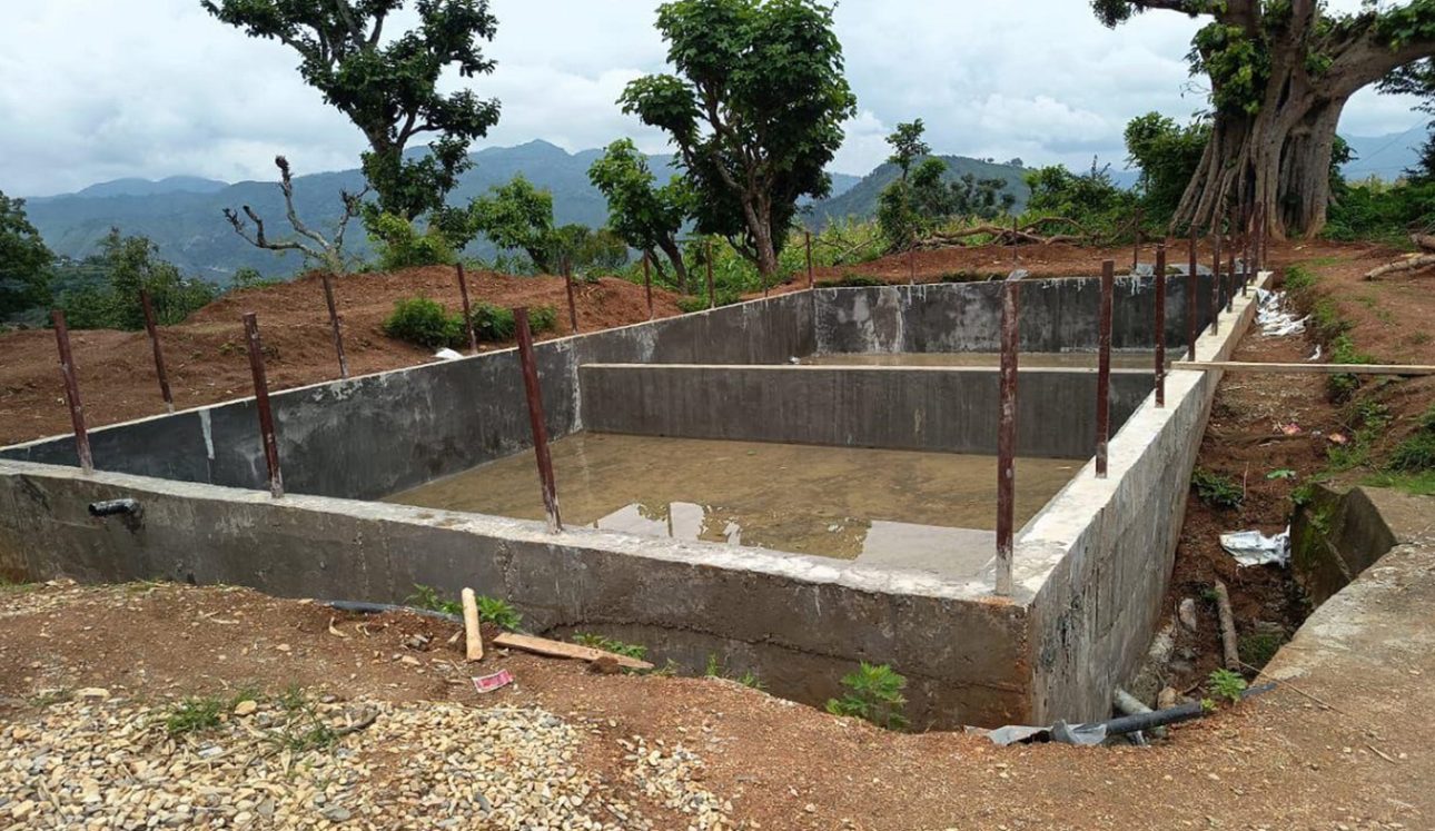 ७० वर्ष पुरानो माटे सिँचाइ पोखरी पक्की बनाइयो