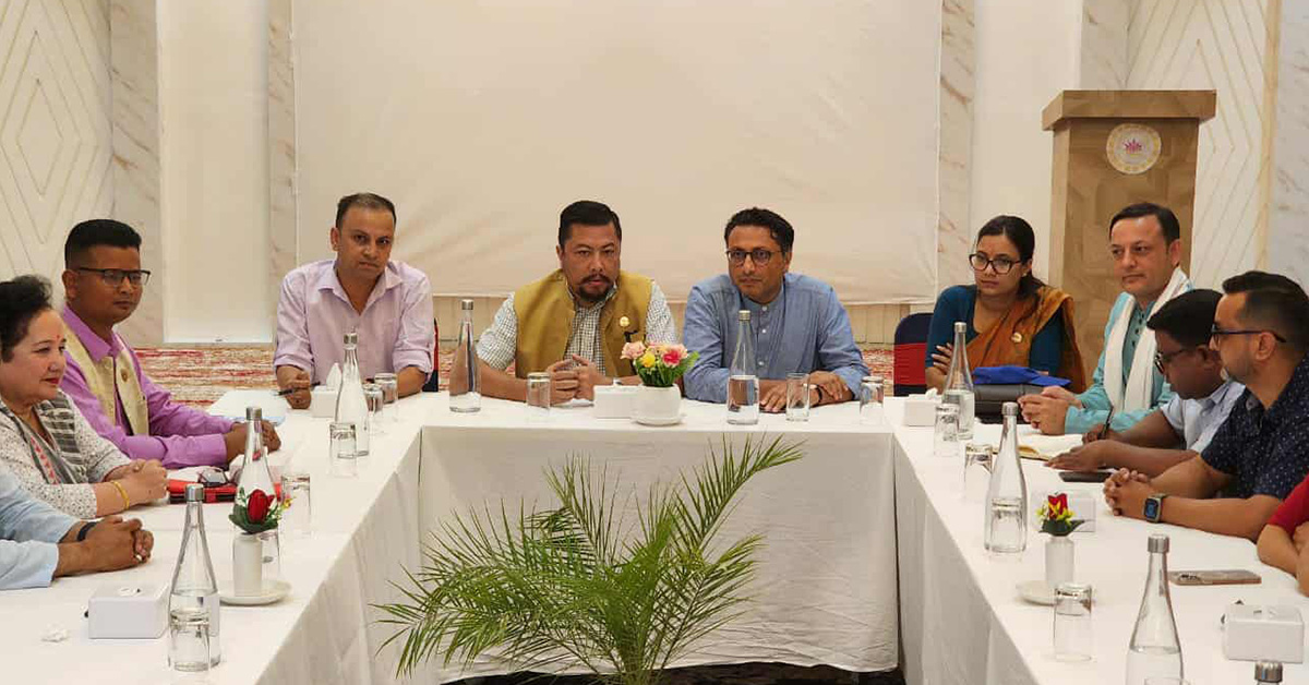 भैरहवामा राष्ट्रिय स्वतन्त्र पार्टी संसदीय दलको बैठक जारी