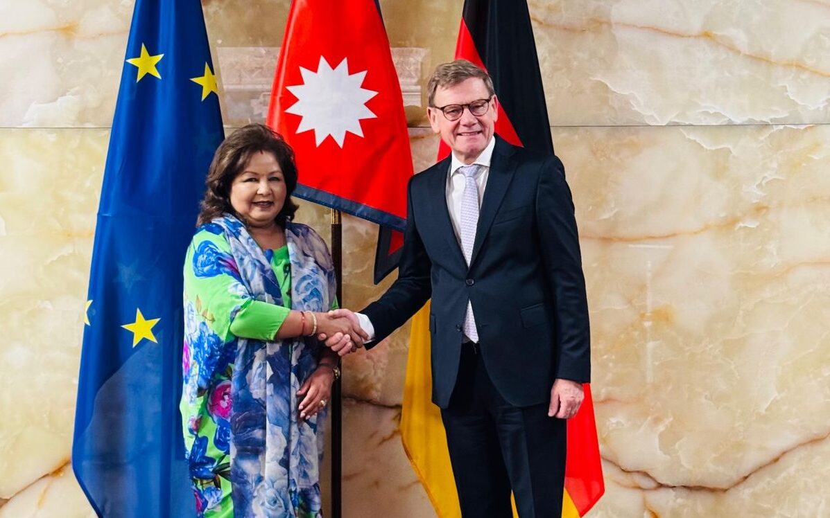 परराष्ट्र मन्त्री राणा र जर्मनीका विदेश मन्त्रीबीच भेटवार्ता