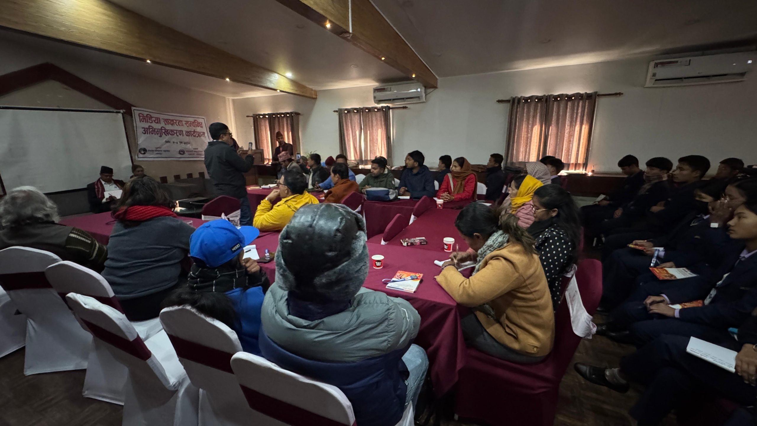 पत्रकार महासङ ललितपुरद्वारा मिडिया साक्षरता सम्बन्धी अभिमुखीकरण कार्यक्रम