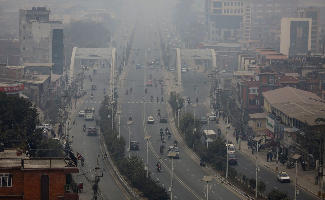 काठमाडौँको वायु प्रदूषण १९२ एक्युआई, अस्वस्थ तहमा निरन्तर वृद्धि