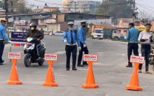 २४ घण्टामा २,५९८ सवारी चालक कारबाहीमा, करिब १८ लाख राजस्व संकलन