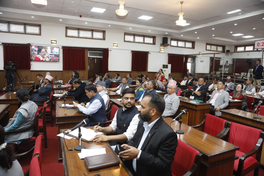 राष्ट्रियसभामा विनियोजन विधेयकका सिद्धान्त र प्राथमिकतामाथि छलफल