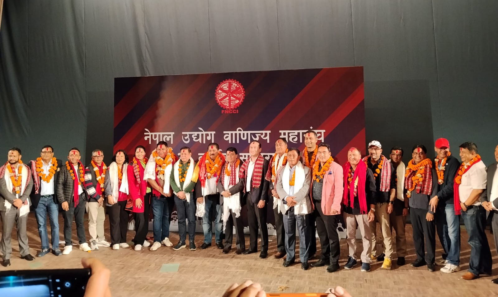 एफएनसीसीआईको अध्यक्षमा अन्जन श्रेष्ठ, नयाँ कार्यसमिति चयन