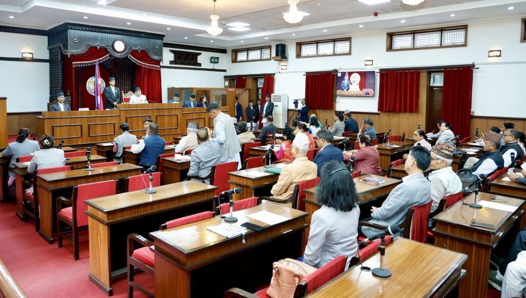 खाना पकाउने ग्याँसको अभावप्रति राष्ट्रियसभामा सरकारको ध्यानाकर्षण
