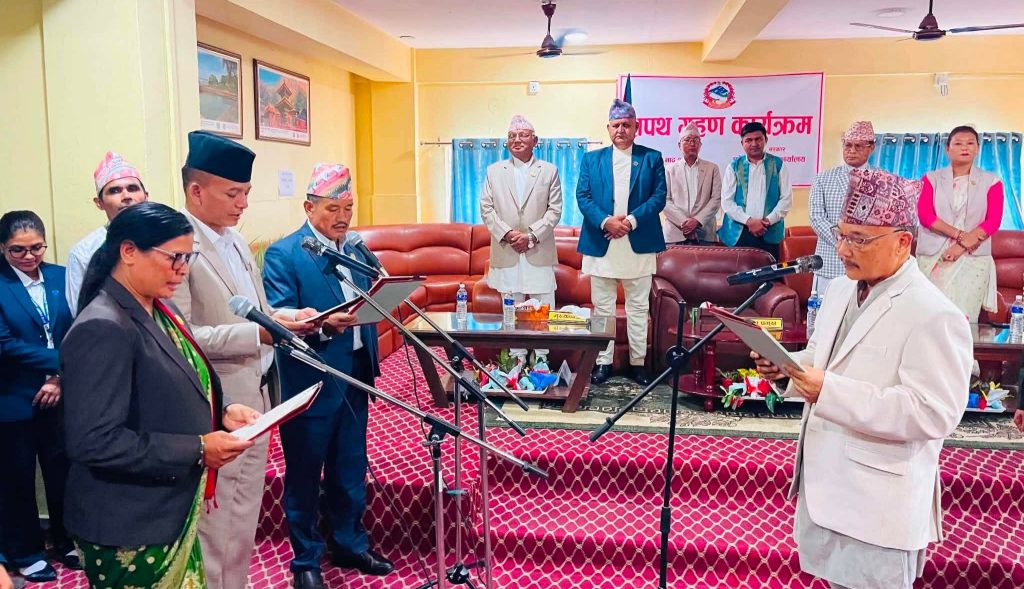 लुम्बिनीमा सत्ता साझेदारीअनुसार मन्त्रिपरिषद् हेरफेर